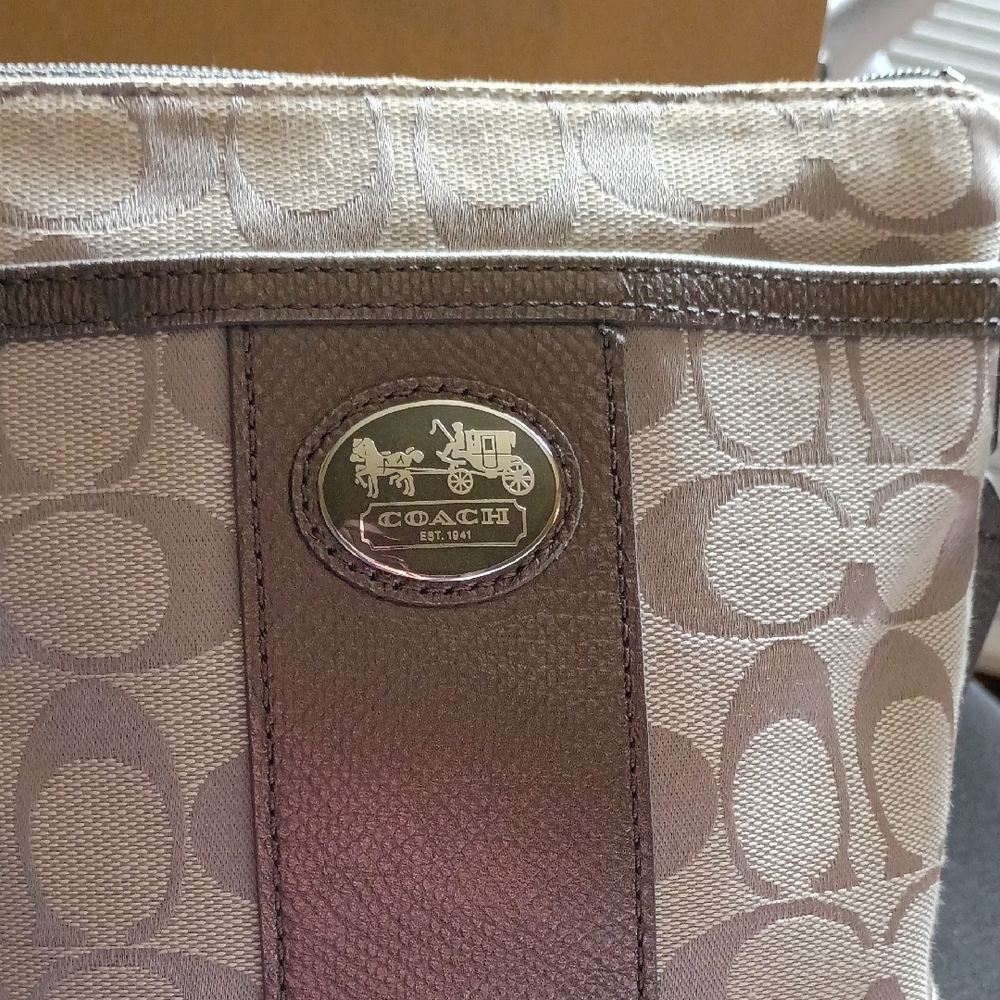 Coach Metallic Sutton Signature Crossbody - Picture 9 of 15